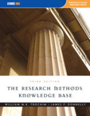 The Research Methods Knowledge Base, 3rd Edition 1592602916 Book Cover