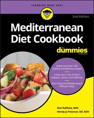Mediterranean Diet Cookbook for Dummies 1119404436 Book Cover