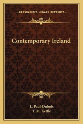 Contemporary Ireland 1163306967 Book Cover