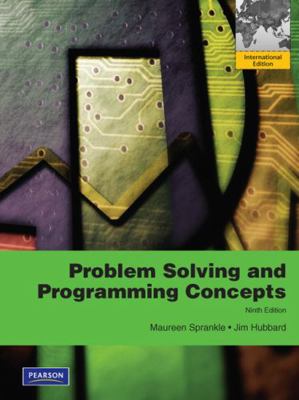 Problem Solving & Programming Concepts: Interna... 0273752219 Book Cover