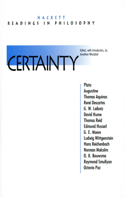 Certainty (Hackett Readings in Philosophy) 0872203182 Book Cover