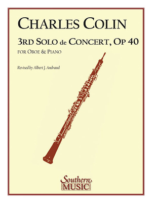 Third Solo de Concert: Oboe 1581060491 Book Cover