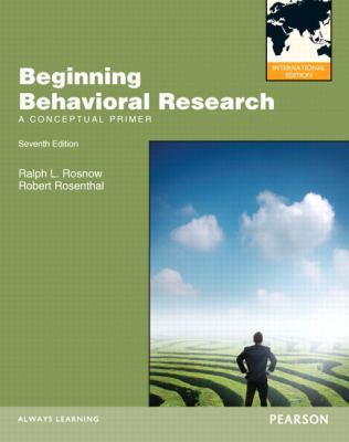 Beginning Behavioral Research: A Conceptual Primer 0205085938 Book Cover
