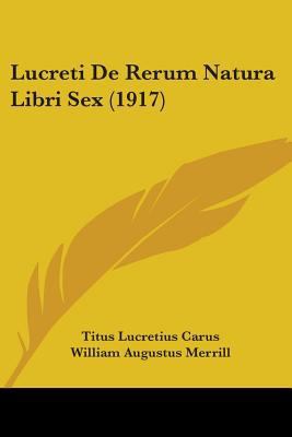 Lucreti De Rerum Natura Libri Sex (1917) 1104255014 Book Cover