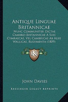 Antique Linguae Britannicae: Nunc Communiter Di... [Latin] 1168080274 Book Cover