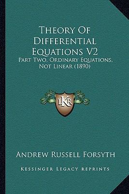 Theory Of Differential Equations V2: Part Two, ... 1163949000 Book Cover