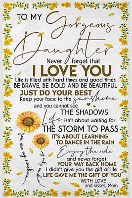 To My Gorgeous Daughter  I Love You Lined Notebook Journal, 100 Pages (6 x 9 Inches) Blank Ruled Writing Journal With Inspirational Quotes, Perfect ... for Father Day Mother Day Family Ideas .