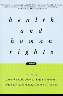 Health and Human Rights: A Reader 0415921023 Book Cover