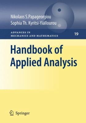 Handbook of Applied Analysis 0387789065 Book Cover