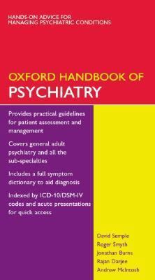 Oxford Handbook of Psychiatry (Oxford Handbooks... 0198527837 Book Cover