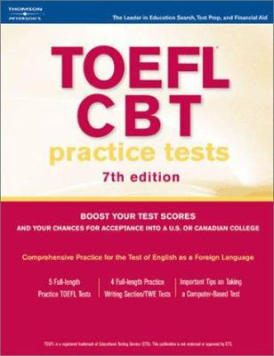 Toefl Cbt Practice Tests: Test Prep 0768912237 Book Cover