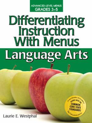 Differentiating Instruction With Menus: Languag... 1593632258 Book Cover