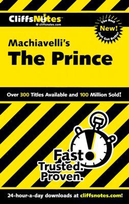 Machiavelli's The Prince (Cliffs Notes) 0764586637 Book Cover