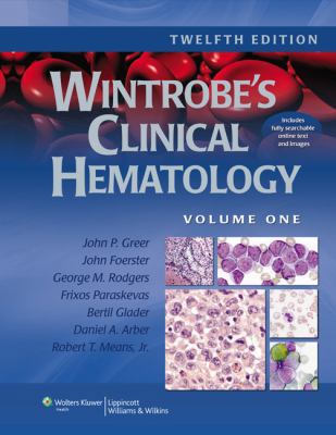 Wintrobe's Clinical Hematology, 2-Vol. Set B007CUA0CO Book Cover