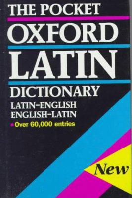 The Pocket Oxford Latin Dictionary 019864227X Book Cover