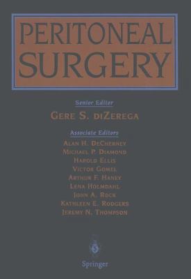 Peritoneal Surgery 0387986103 Book Cover