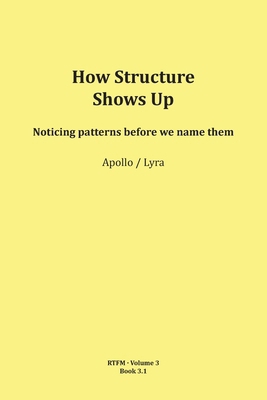 How Structure Shows Up 3903679127 Book Cover