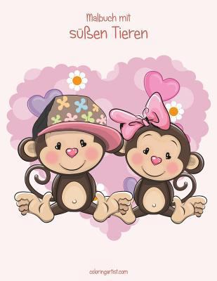 Malbuch mit süßen Tieren 1 [German] 1539690342 Book Cover
