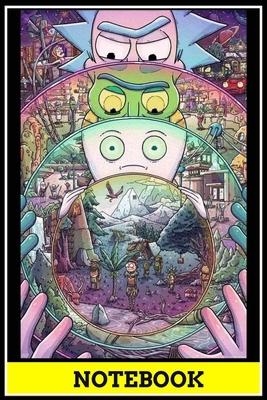 Rich and Morty notebook - best gift for Rich and Morty lovers: 6x9 inch, 120 pages, blank line, notepad, journal, Rich and Morty notebook, Rich and Morty office supplies