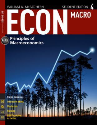 ECON: MACRO4 (with CourseMate, 1 term (6 months... 1285423623 Book Cover