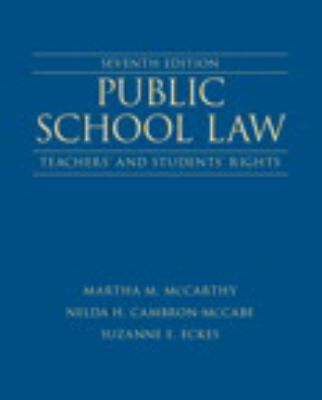 Public School Law: Teachers' and Students' Righ... 0132619318 Book Cover
