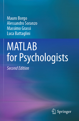 MATLAB for Psychologists 303182332X Book Cover