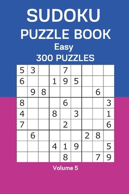 Sudoku Puzzle Book Easy: 300 Puzzles Volume 5 B08FP9R4G8 Book Cover