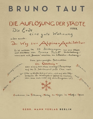 Die Auflosung Der Stadte: Oder: Die Erde Eine G... [German] 3786128561 Book Cover