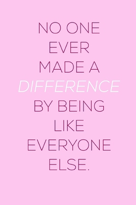 Make a difference: Notizbuch, 120 Seiten, Softc... 1672858100 Book Cover