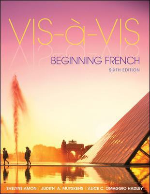 Vis-?-Vis: Beginning French (Student Edition) 0073386472 Book Cover