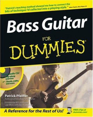 Bass Guitar for Dummies [With Audio CD] 0764524879 Book Cover