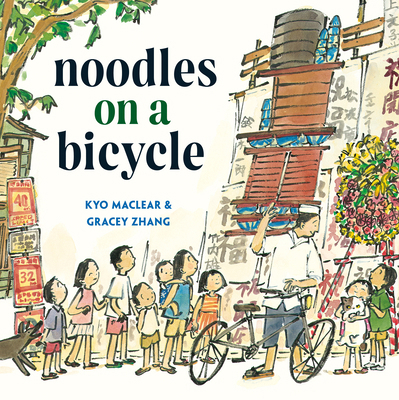 Noodles on a Bicycle: (Caldecott Honor Book) 0593706099 Book Cover
