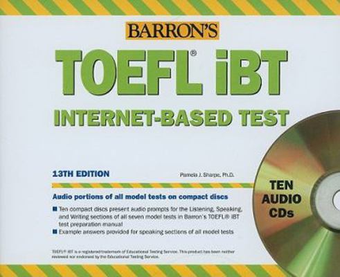 Barron's TOEFL iBT B007YWF7NW Book Cover