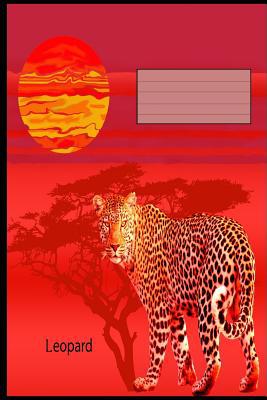 Leopard: A5 Liniertes Schreibheft Für Schüler U... [German] 1073452832 Book Cover