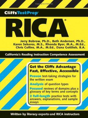 Cliffs Test Prep RICA 0471751685 Book Cover