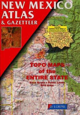 New Mexico Atlas & Gazetteer 0899332293 Book Cover