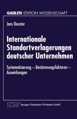 Internationale Standortverlagerungen Deutscher ... [German] 3824464012 Book Cover