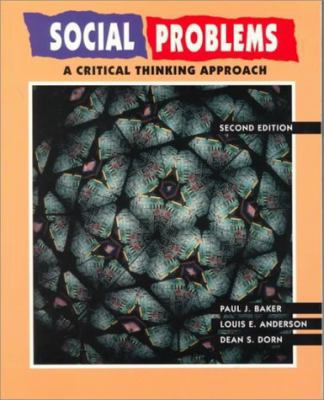 Social Problems: A Critical Thinking Approach 0534190146 Book Cover