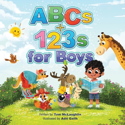 ABCs and 123s for Boys: A fun Alphabet book to ... 1734896108 Book Cover
