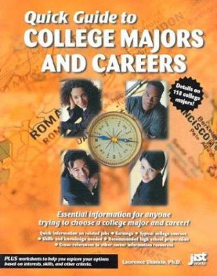 Quick Guide to College Majors and Careers B00005W58H Book Cover