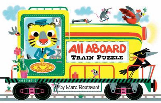 Paperback All Aboard Train Puzzle Book