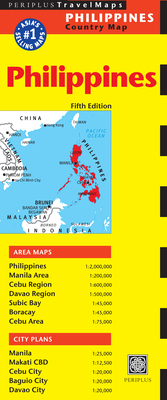 Periplus Philippines Country Map 0794607292 Book Cover