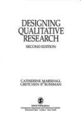 Designing Qualitative Research 080395249X Book Cover