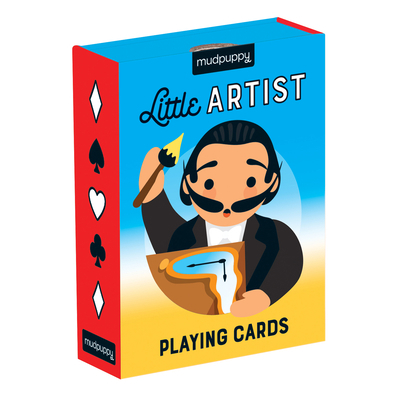 Toy Mudpuppy Little Artist Playing Cards – Unique Playing Cards for Kids and Families – Features Colorful Illustrations of Inspiring Artists, Kids Playing Cards with Storage Box, Makes a Great Gift Idea Book