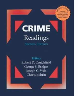 Crime: Readings (Crime and Society Series) 0761986790 Book Cover