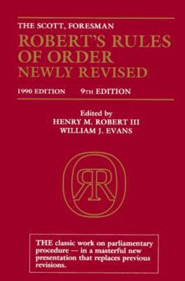 Robert's Rules of Order Newly Revised B005AYZ7PY Book Cover