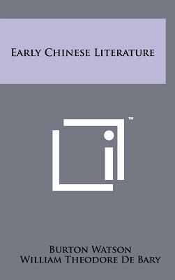 Early Chinese Literature 1258074877 Book Cover