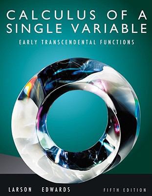 Calculus of a Single Variable : Early Transcend... B00A2NJ9YI Book Cover