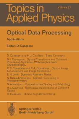 Optical Data Processing: Applications 3662308444 Book Cover