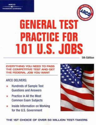 General Test Practice 101 U.S. Jobs, 5/E 0764561030 Book Cover